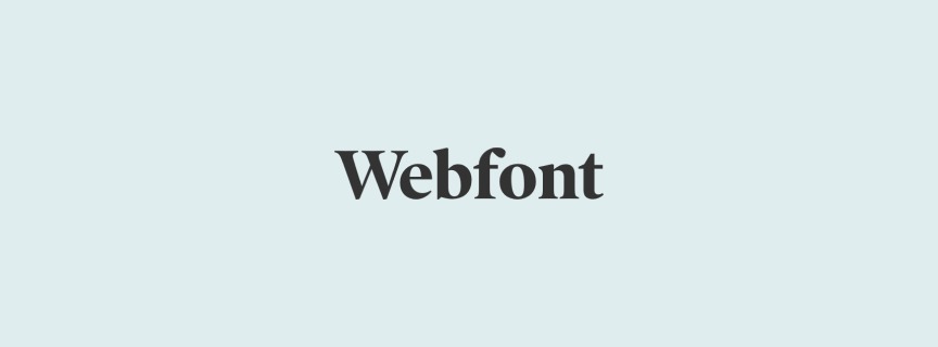 Webfont